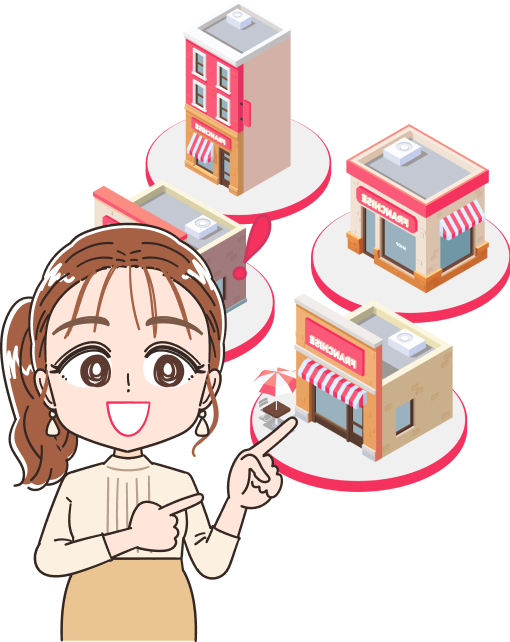 お店を見つけて詳細をチェック！